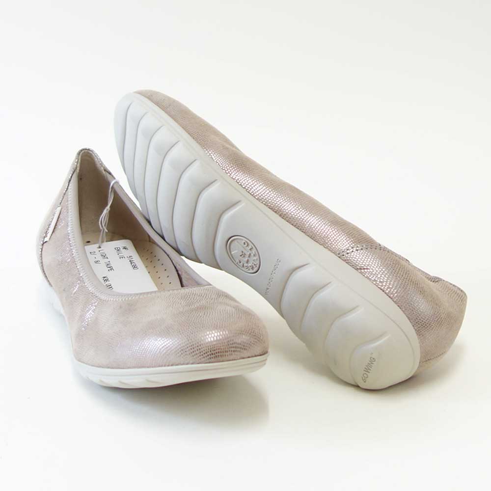 メフィストMEPHISTOEMILIE(エミリー)ライトトープ5144380天然皮革バレエシューズウォーキングシューズスリッポン(レディース)「靴」正規品快適靴旅行