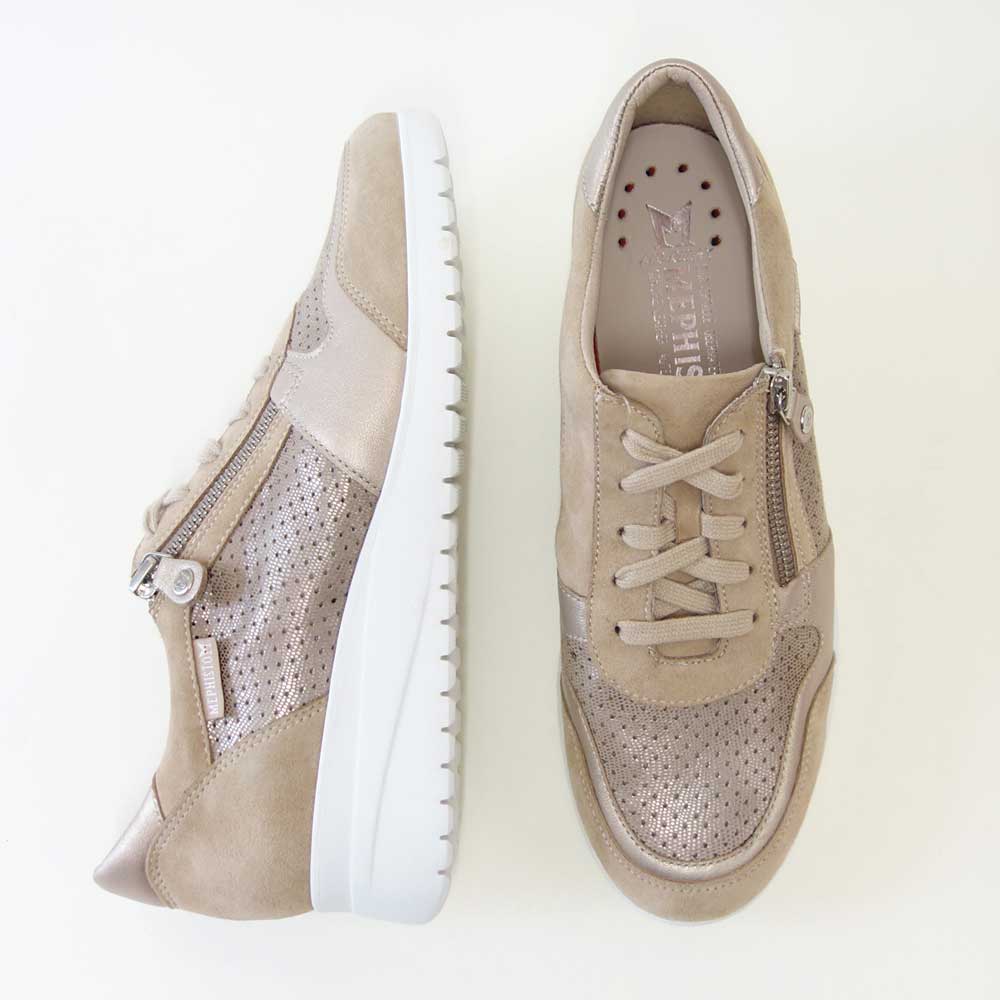 メフィストMEPHISTOIASMINAPERF(ヤスミナパープ)サンド5144720天然皮革スニーカーレースアップウォーキングシューズ(レディース)「靴」正規品快適靴旅行