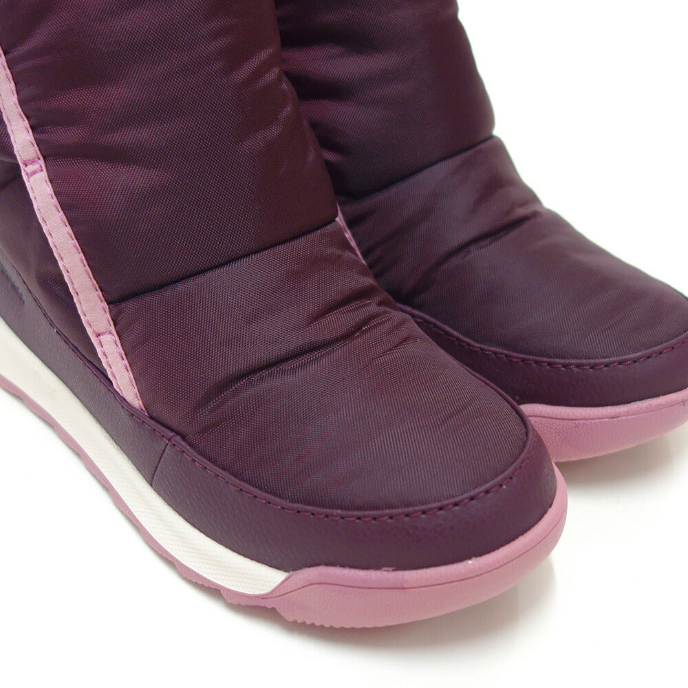 ソレルSORELNC5166(キッズ)チルドレンウィットニーツープラスブーティーWP:EpicPlum/DazedMauve(543)防水ショートブーツ「靴」