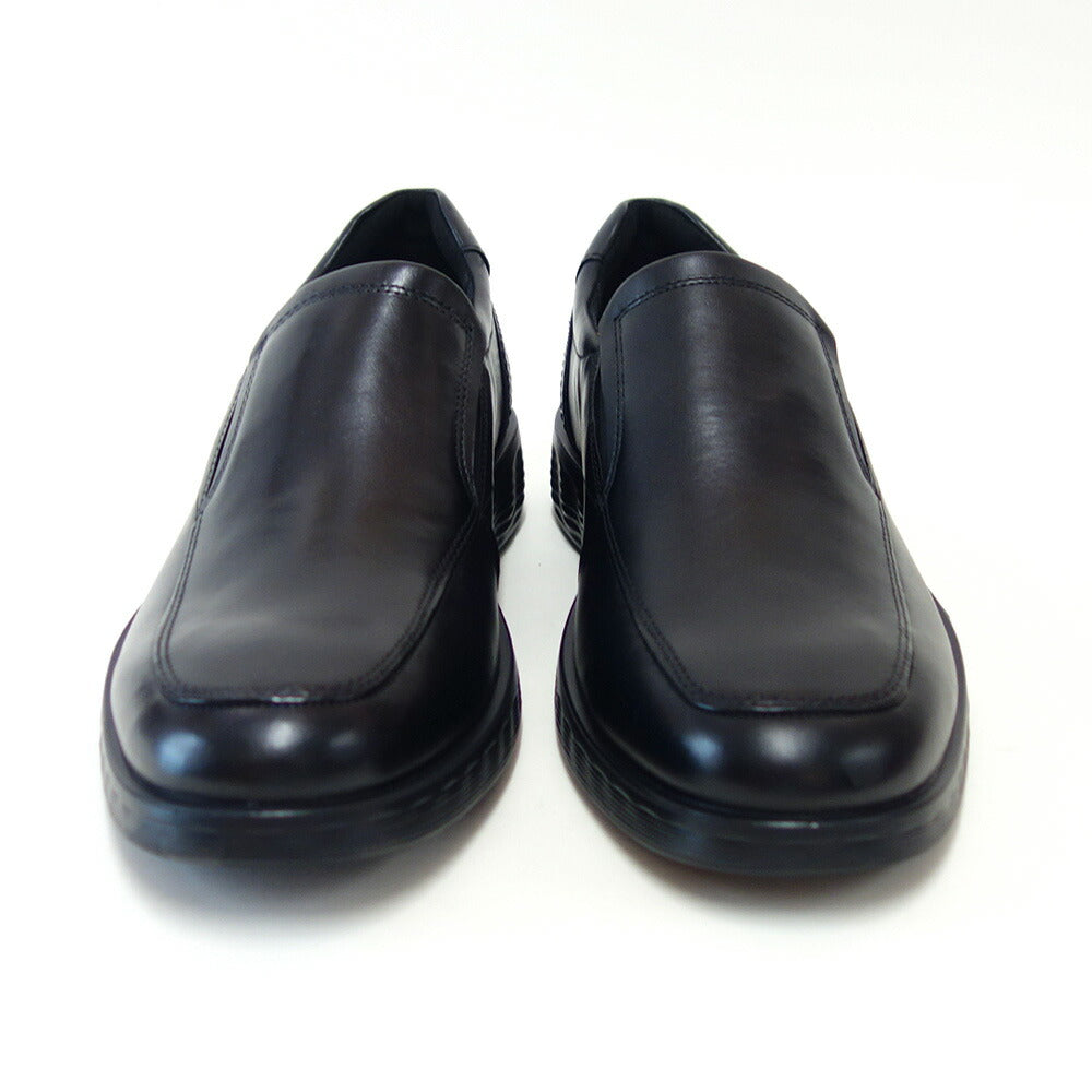 エコーECCOS-LITEHYBRIDMEN'SSLIP-ON52031401001ブラック(メンズ)上質レザーのビジネスシューズスリッポンスクエアトゥ「靴」