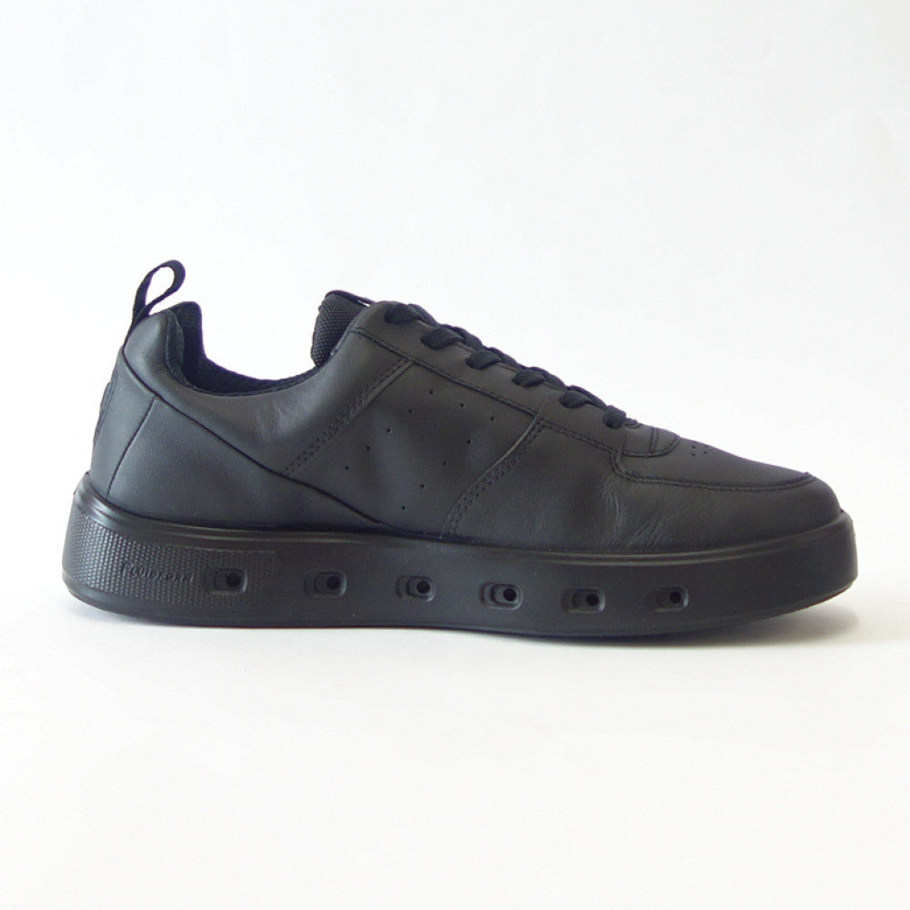 エコー ECCO STREET 720 MEN'S SHOE ブラック 520814 01001(メンズ)ゴアテックス内蔵 天然皮革 ウォーキング シューズ コンフォート レザースニーカー 旅行 「靴」