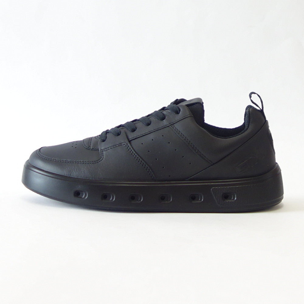 エコー ECCO STREET 720 MEN'S SHOE ブラック 520814 01001(メンズ)ゴアテックス内蔵 天然皮革 ウォーキング シューズ コンフォート レザースニーカー 旅行 「靴」