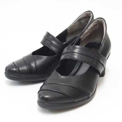 疲れにくいコンフォートパンプス(4E) FIZZ REEN フィズリーン 5244 ブラック(日本製) ソフトな天然皮革で優しくフィット 「靴」 母の日 おすすめ ギフト