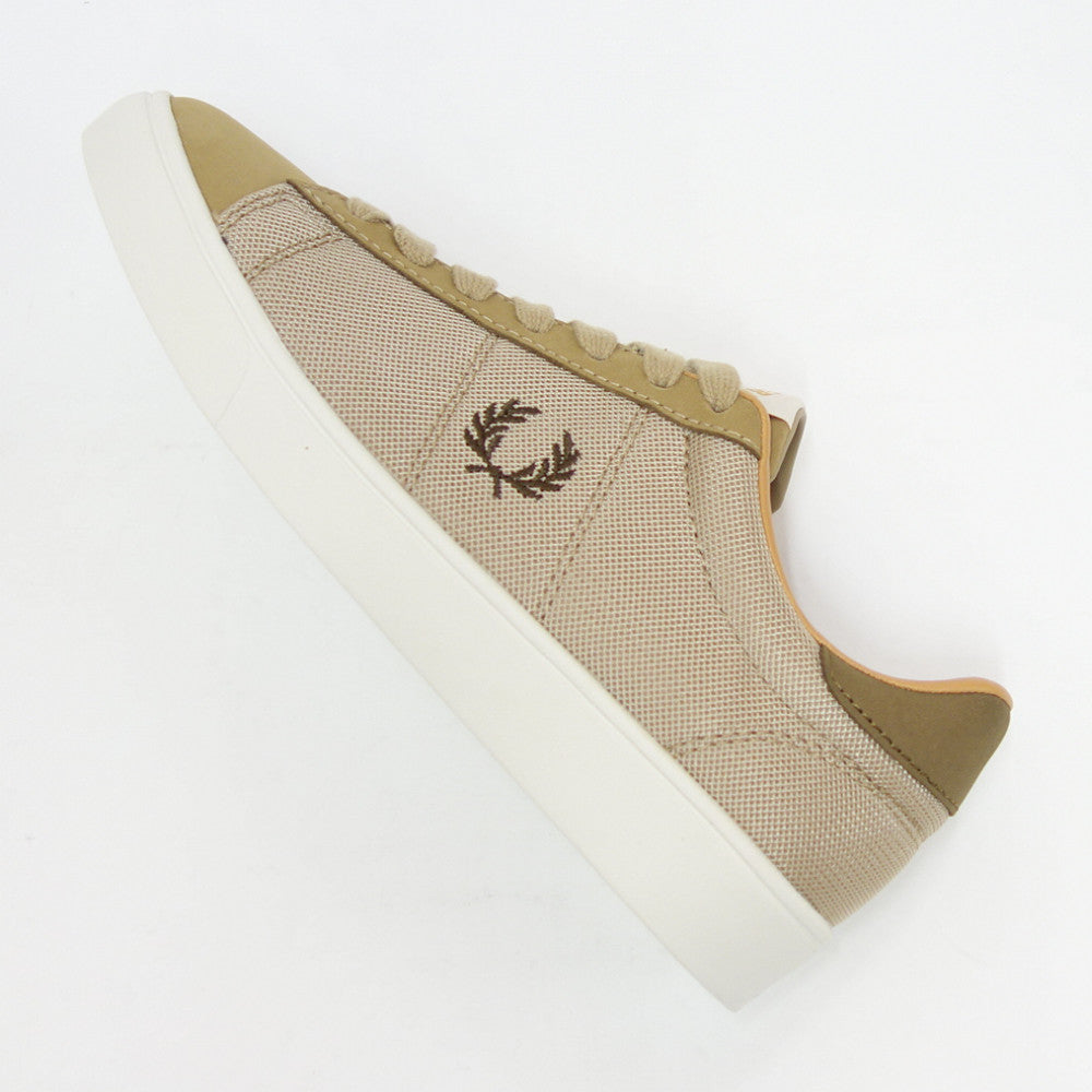 FRED PERRY フレッドペリー B 5308 363(ユニセックス)SPENCER MESH / NUBUCK (スペンサー メッシュ/ヌバック) カラー:Warm Stone 天然皮革のローカットスニーカー 「靴」