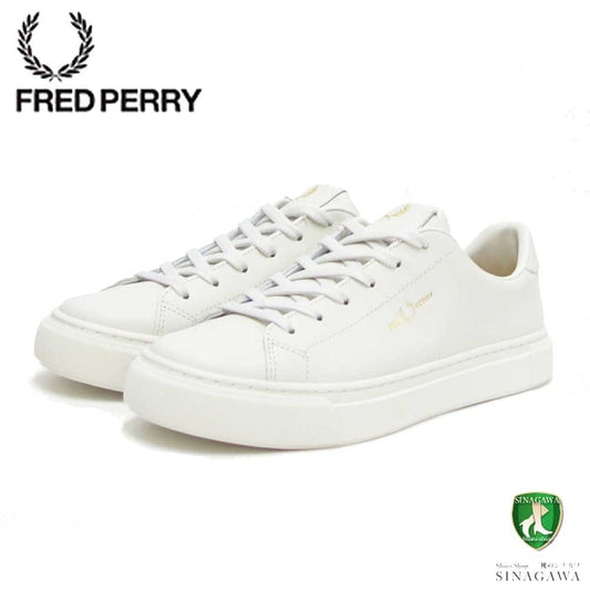 フレッドペリー FRED PERRY  B5310 254(ユニセックス)B71 LEATHER カラー:Porcelain レザースニーカー  クラシックデザイン 「靴」