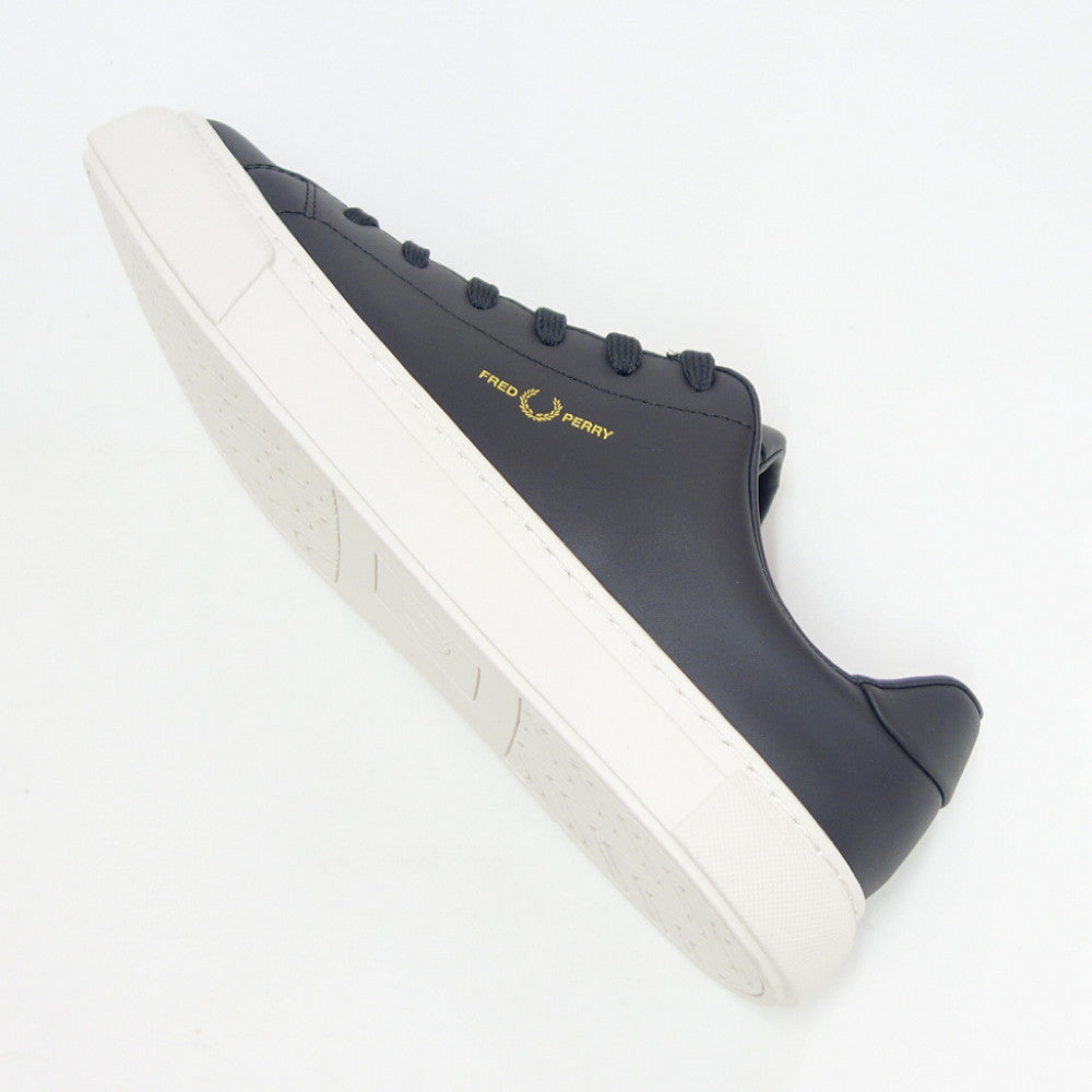 フレッドペリー FRED PERRY B5310 G85(ユニセックス)B71 LEATHER カラー:GUNMETAL レザースニーカー クラシックデザイン 「靴」