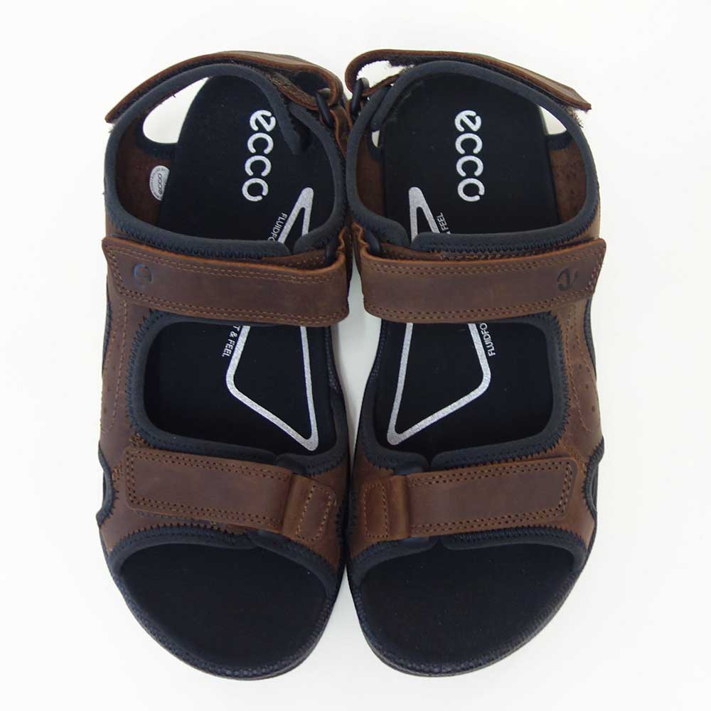 エコーECCOHIKEMSandal3Strapsブラウン53230402482(メンズ)3点ストラップスポーツサンダルアウトドアウォーキング「靴」