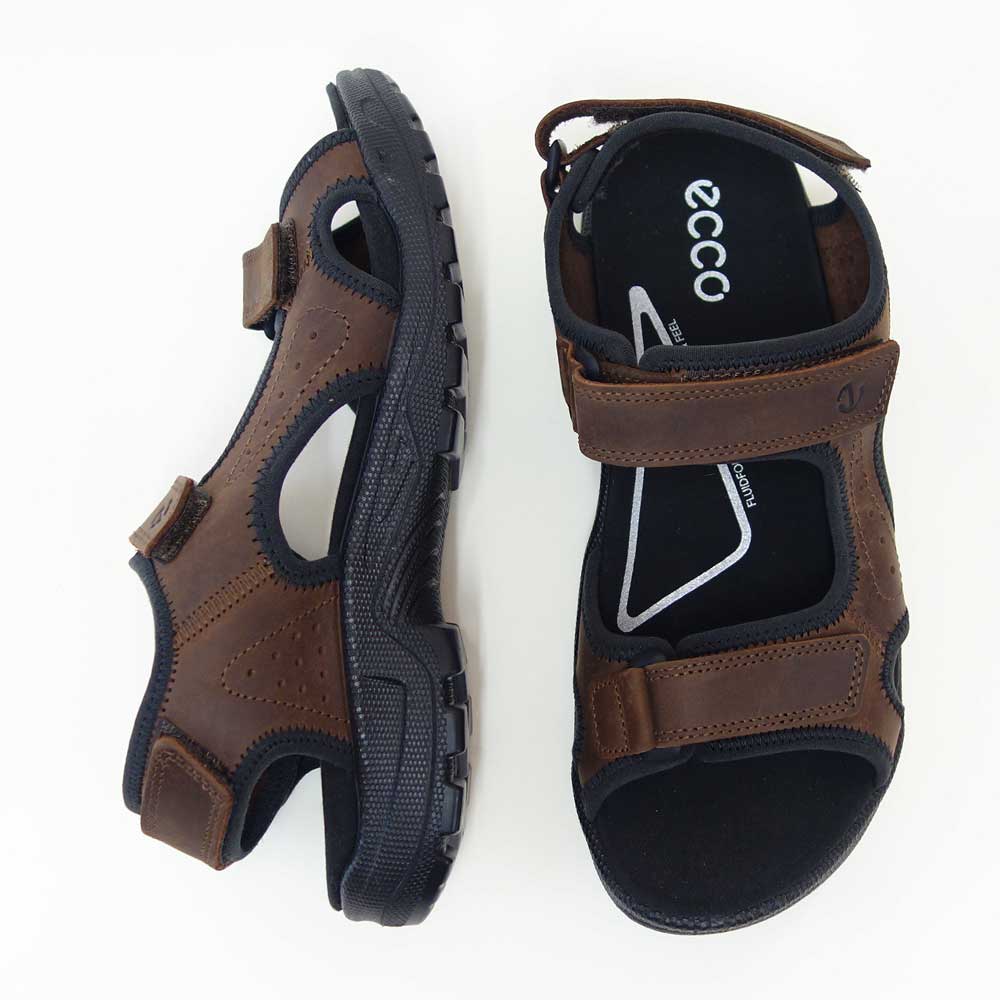 エコーECCOHIKEMSandal3Strapsブラウン53230402482(メンズ)3点ストラップスポーツサンダルアウトドアウォーキング「靴」