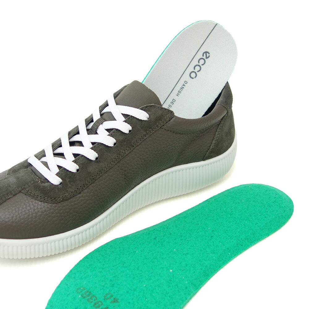 エコーECCOSOFTZEROLACEUPLEAMEN'SSNEAKERTARMAC53775455894(メンズ)快適な履き心地のレザースニーカーレースアップウォーキングシューズ旅行「靴」