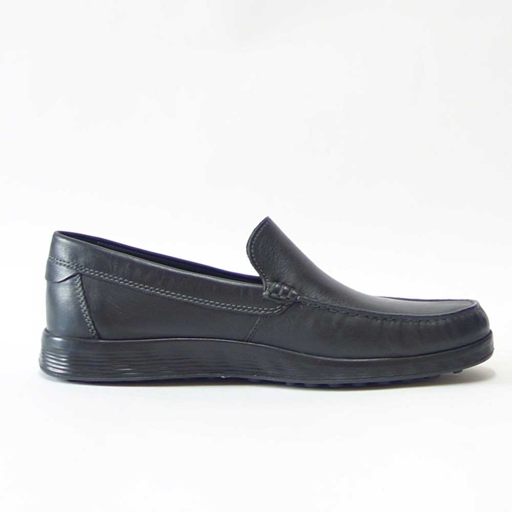 エコー ECCO S-LITE MOC MEN'S SLIP-ON 54051401001 ブラック(メンズ)上質レザーのビジネスシューズ スリッポン スクエアトゥ「靴」