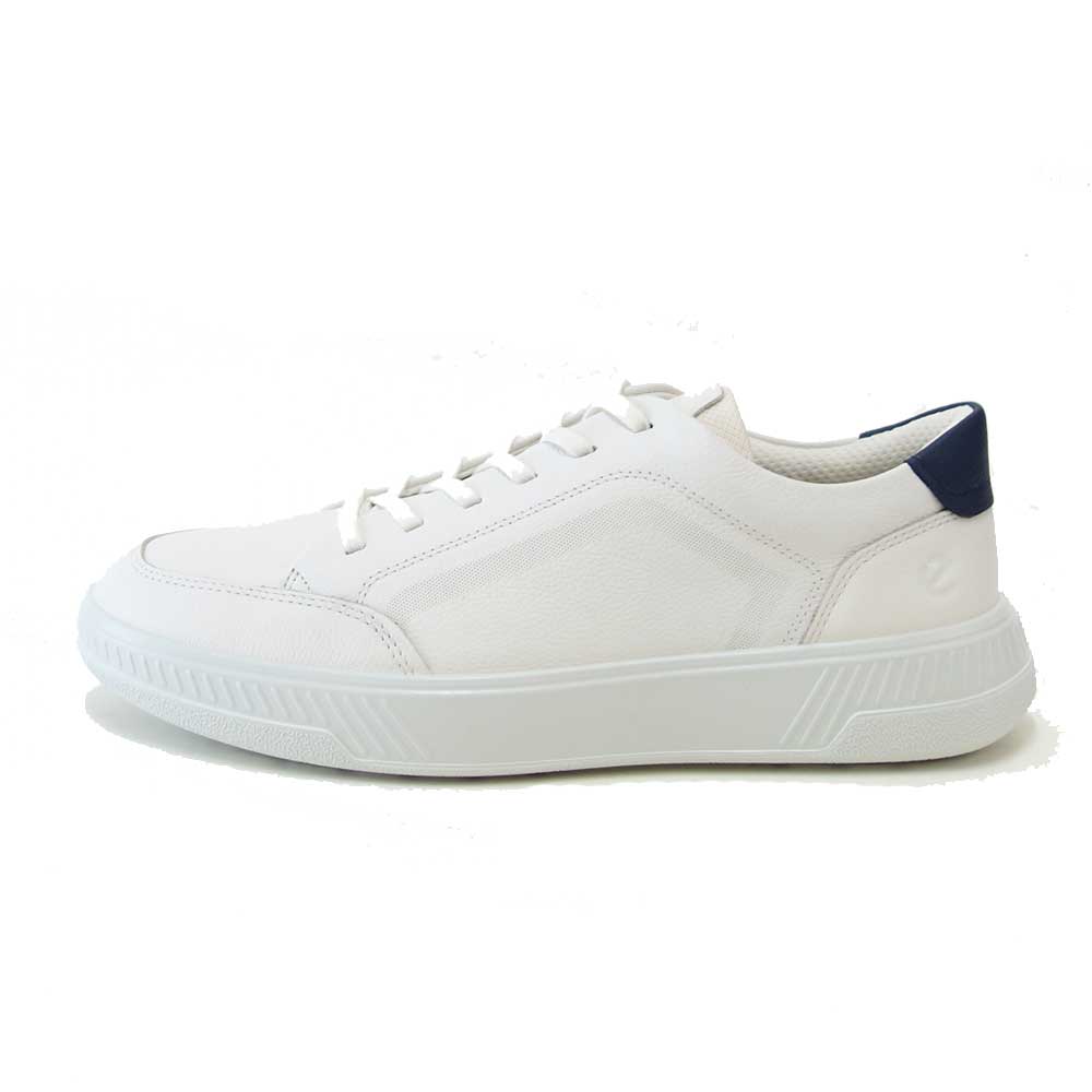 エコー ECCO MOVE M SNEAKER 55160451293 ホワイト(メンズ) 快適な履き心地のレザースニーカー レースアップ ウォーキングシューズ 旅行「靴」