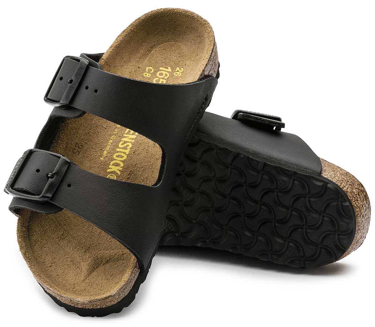 BIRKENSTOCK(ビルケンシュトック)ARIZONA(アリゾナ)キッズサンダルGK555123(ビルコフロー/ブラック)「靴」子ども靴