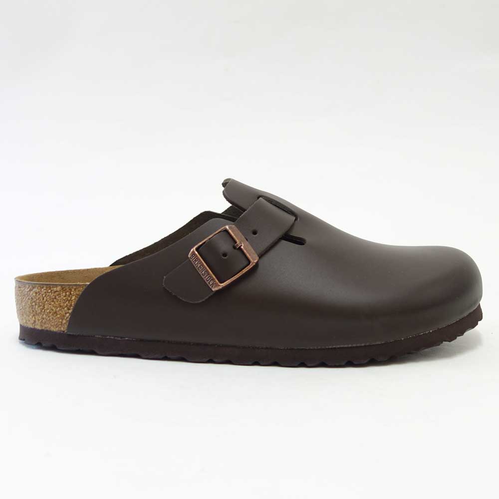 ビルケンシュトック BIRKENSTOCK Boston(ボストン)幅広(レギュラーフィット)60101(天然皮革/ダークブラウン)サボ クロッグ ドイツ製快適サンダル「靴」