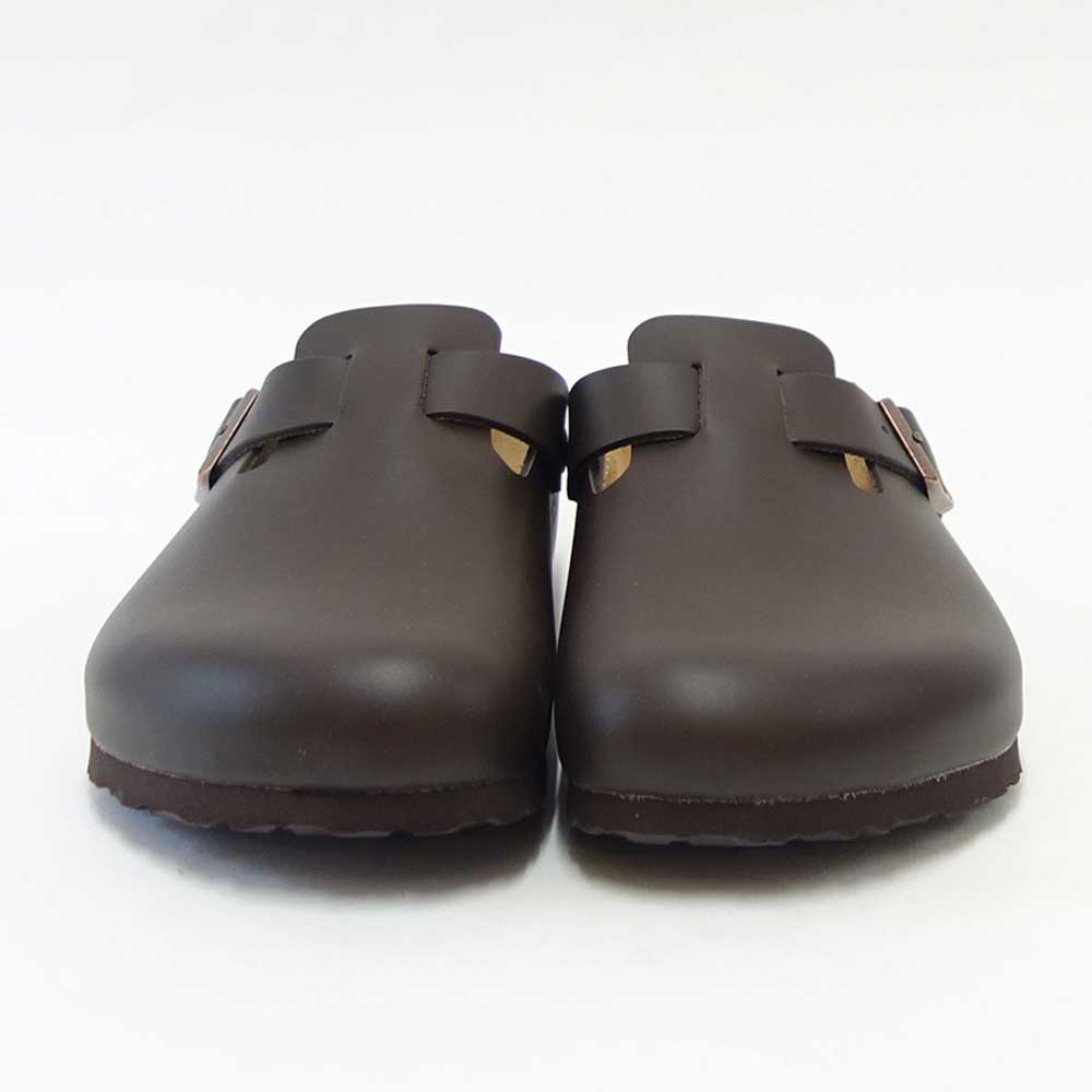 ビルケンシュトック BIRKENSTOCK Boston(ボストン)幅広(レギュラーフィット)60101(天然皮革/ダークブラウン)サボ クロッグ ドイツ製快適サンダル「靴」