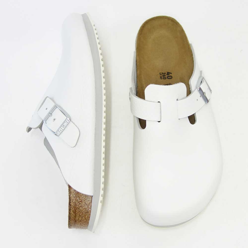 ビルケンシュトック BIRKENSTOCK プロフェッショナル Boston SL(ボストン)0060136 ホワイト(レディース サンダル) クロッグ サボ 医療 厨房 仕事履き 「靴 」