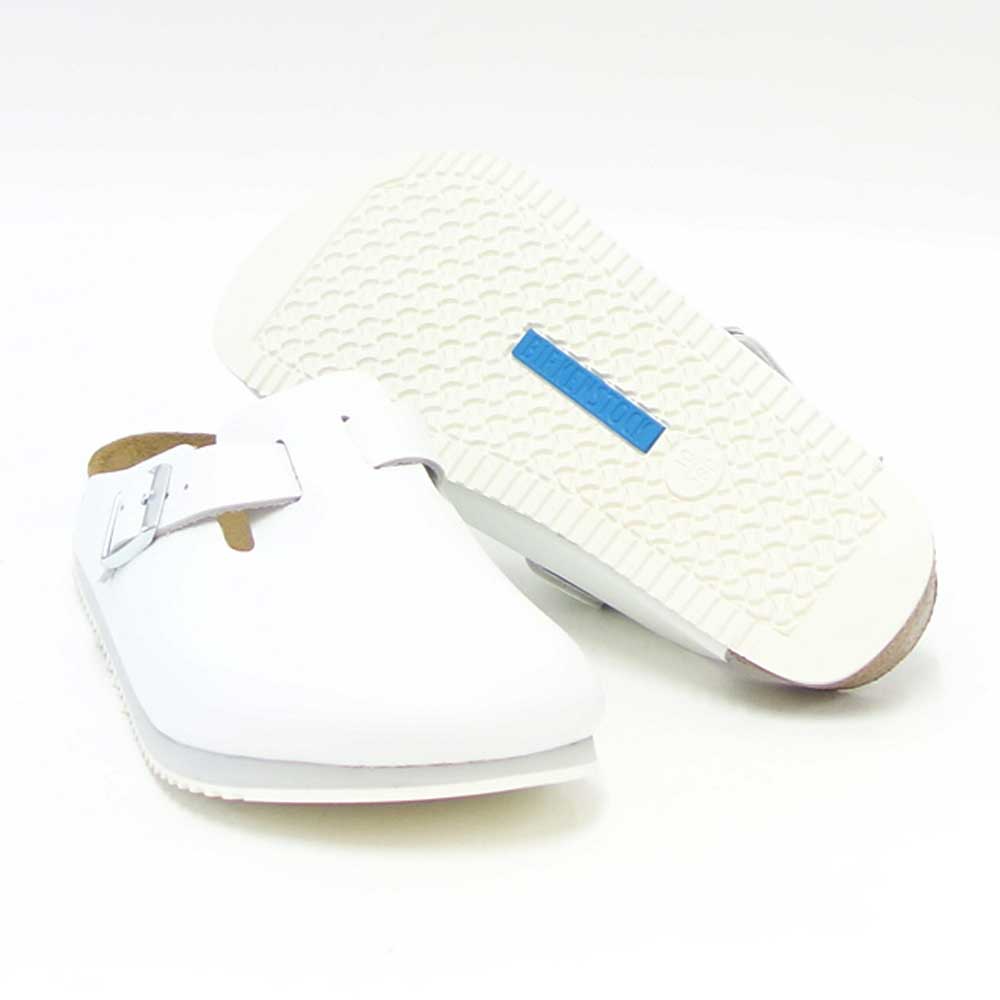 ビルケンシュトック BIRKENSTOCK プロフェッショナル Boston SL(ボストン)0060136 ホワイト(レディース サンダル) クロッグ サボ 医療 厨房 仕事履き 「靴 」