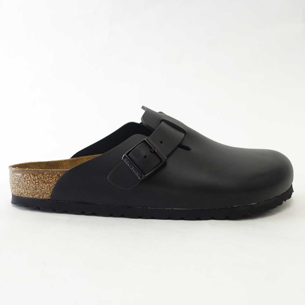 ビルケンシュトック BIRKENSTOCK Boston(ボストン)幅広(レギュラーフィット)60191(天然皮革/ブラック)サボ クロッグ ドイツ製快適サンダル「靴」