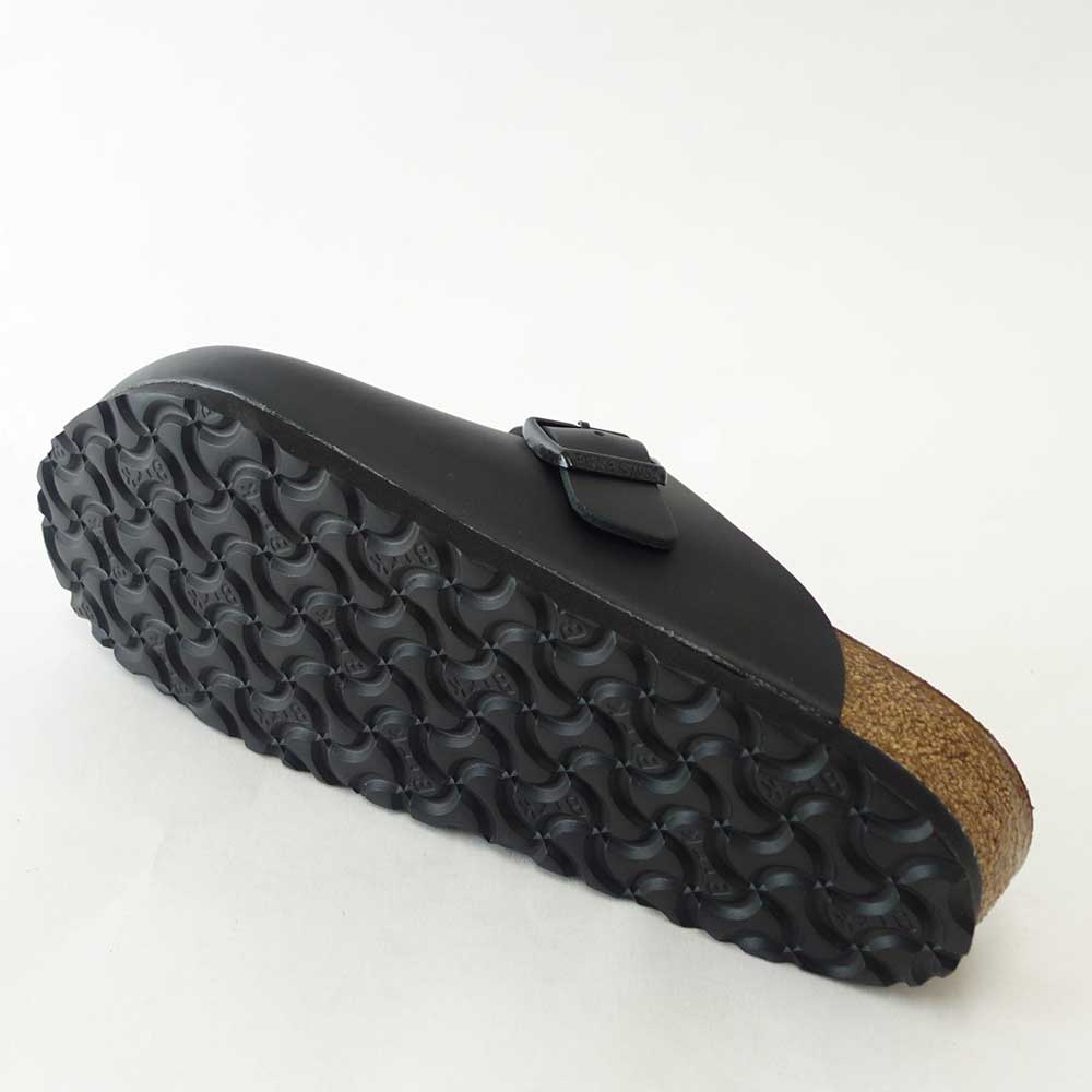 ビルケンシュトック BIRKENSTOCK Boston(ボストン)幅広(レギュラーフィット)60191(天然皮革/ブラック)サボ クロッグ ドイツ製快適サンダル「靴」