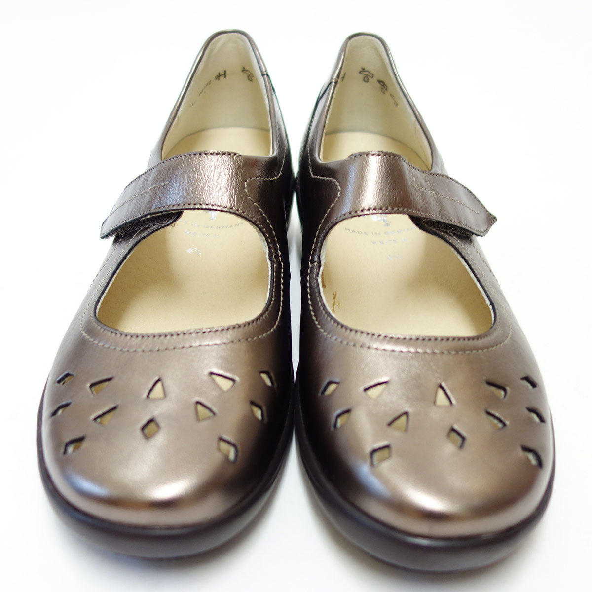 【SALE 50%OFF】 足をやさしく包み込む快適シューズ Semler セムラー 6035 ブロンズ ゆったり幅で指先楽ちんシューズ 「靴」