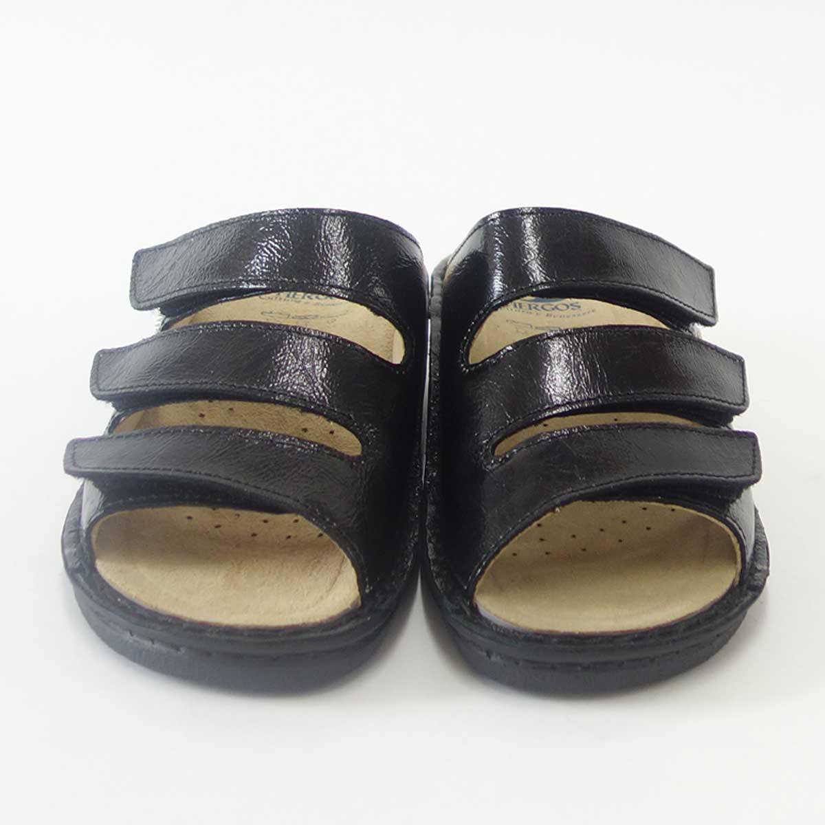 【SALE 50%OFF】 HERGOS H 611 ブラック(レディース) イタリア製コンフォートシューズ フッドベッドが足にベストフィット!快適サンダル 「靴」