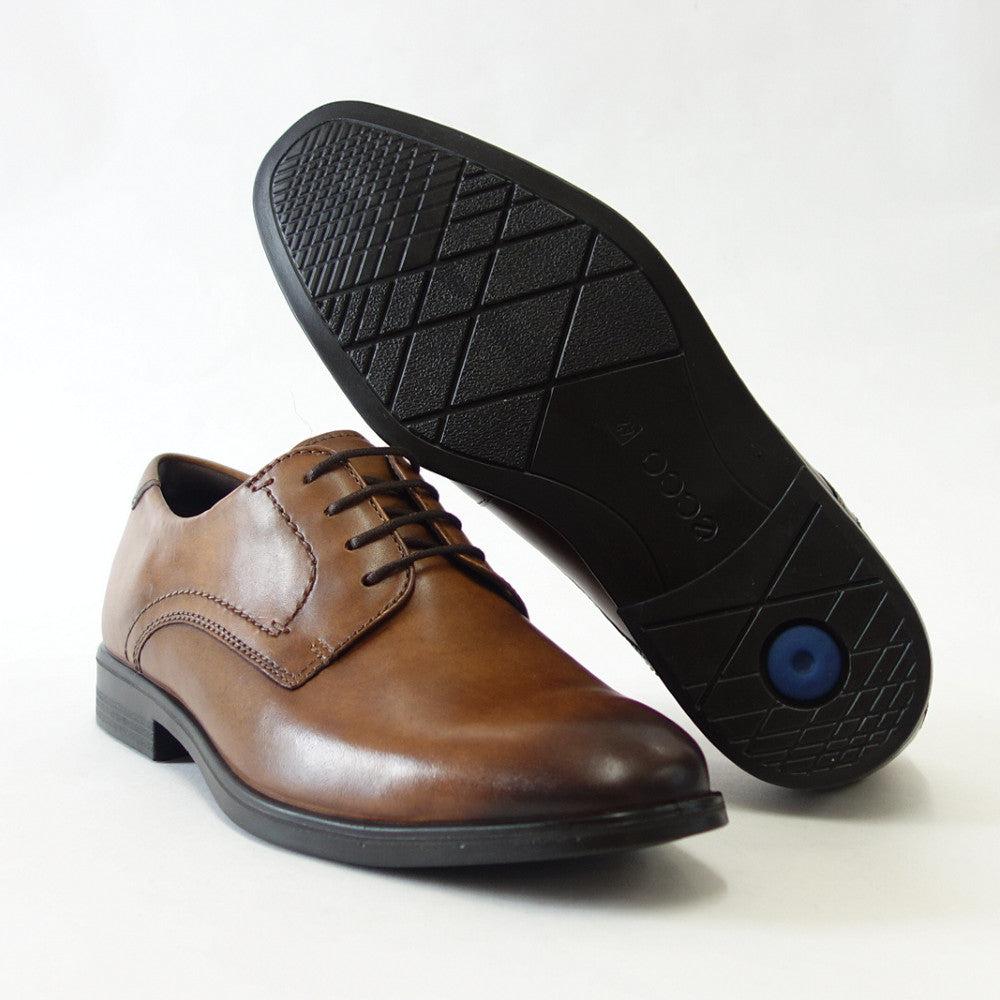 エコー ECCO MELBOURNE Plain Toe Tie 621634 アンバー(メンズ)上質レザーのビジネスシューズ プレーントゥ レースアップ「靴」