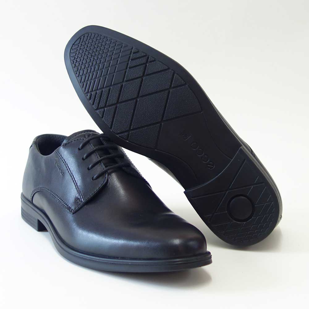 エコーECCOMELBOURNEMENSGORETEXSHOES62193401001ブラック(メンズ)ゴアテックス防水天然皮革ビジネスシューズレースアッププレーントゥ「靴」