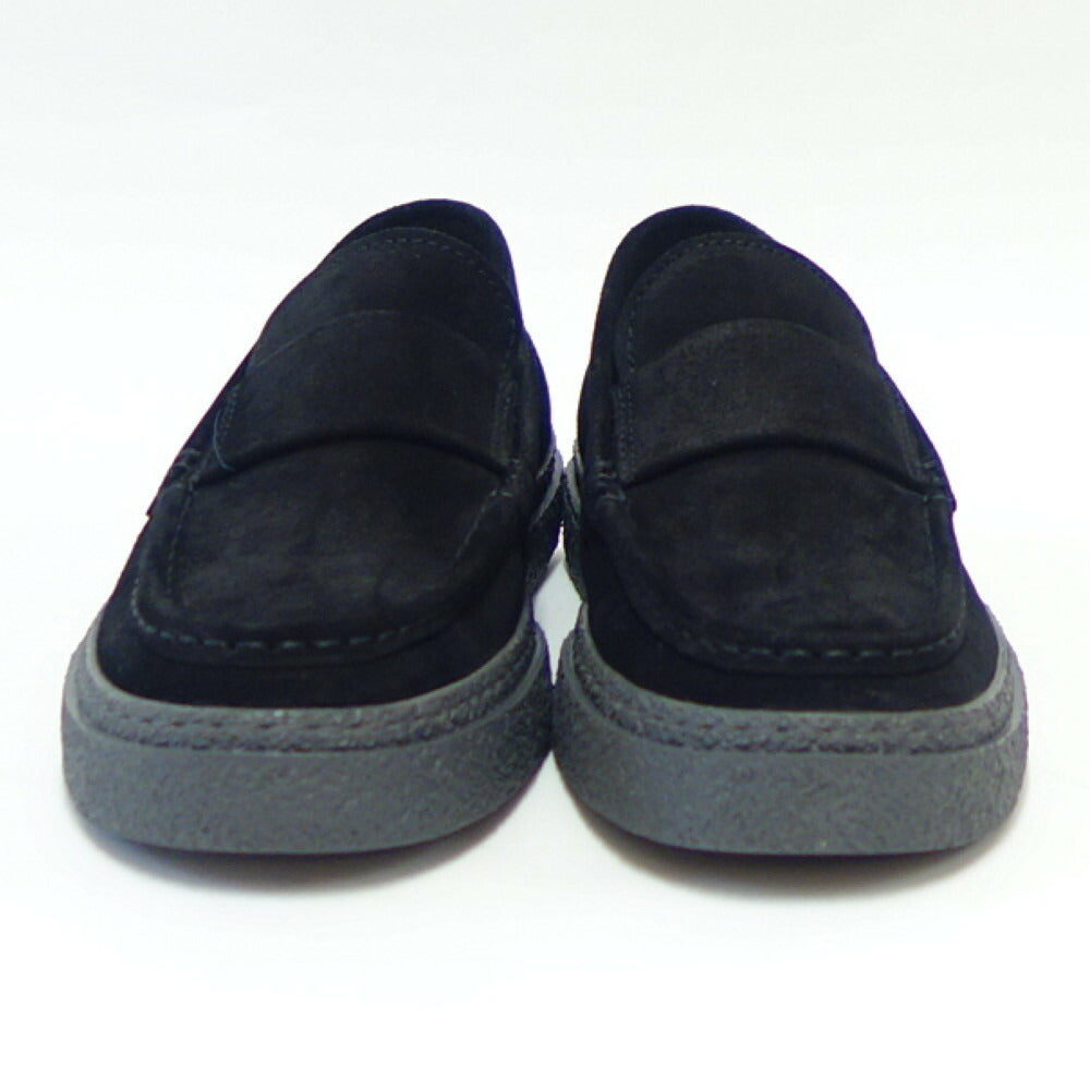 FRED PERRY フレッドペリー B 6315 102(ユニセックス)Dawson Loafer Suede (ダーソン) カラー:ブラック ローファー スリッポン スエードレザー ポルトガル製 「靴」