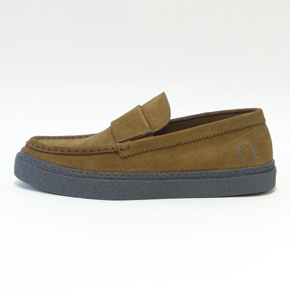FRED PERRY フレッドペリー B 6315 P96(ユニセックス)Dawson Loafer Suede (ダーソン) カラー:ブラウン ローファー スリッポン スエードレザー ポルトガル製 「靴」