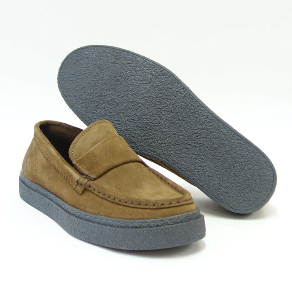 FRED PERRY フレッドペリー B 6315 P96(ユニセックス)Dawson Loafer Suede (ダーソン) カラー:ブラウン ローファー スリッポン スエードレザー ポルトガル製 「靴」