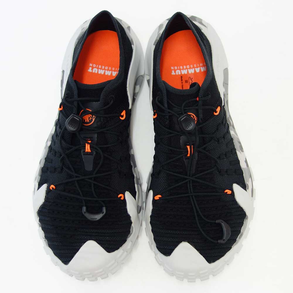 MAMMUT マムート Hueco Knit II Low Men 302006460(メンズ)カラー:black-light ice gray (00720) アウトドアスニーカー ウォーキングシューズ ハイキングシューズ「靴」