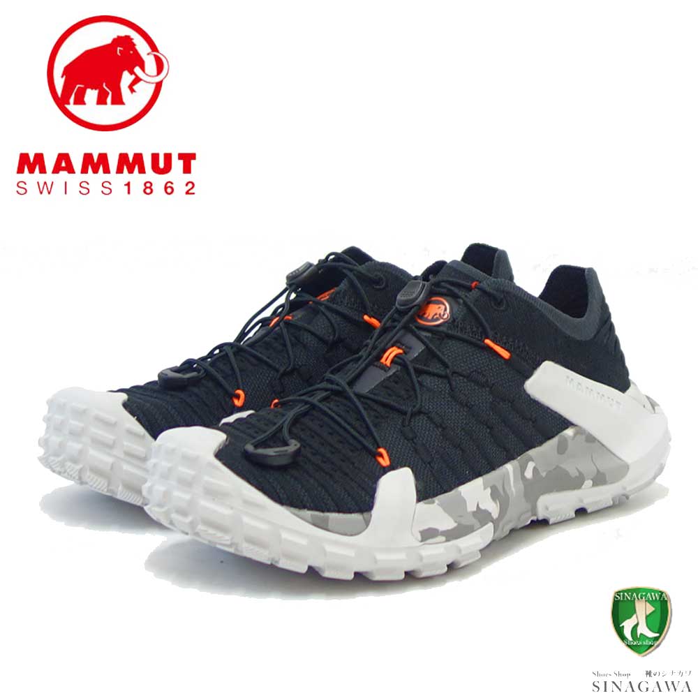 MAMMUT マムート Hueco Knit II Low Men 302006460(メンズ)カラー:black-light ice gray (00720) アウトドアスニーカー ウォーキングシューズ ハイキングシューズ「靴」