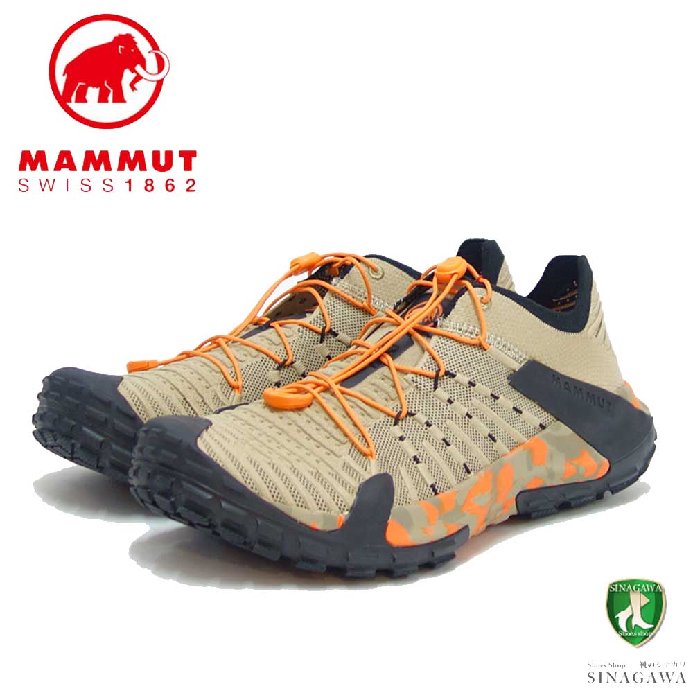 MAMMUT マムート Hueco Knit II Low Men 302006460(メンズ)カラー:savannah-black (7521) アウトドアスニーカー ウォーキングシューズ ハイキングシューズ「靴」