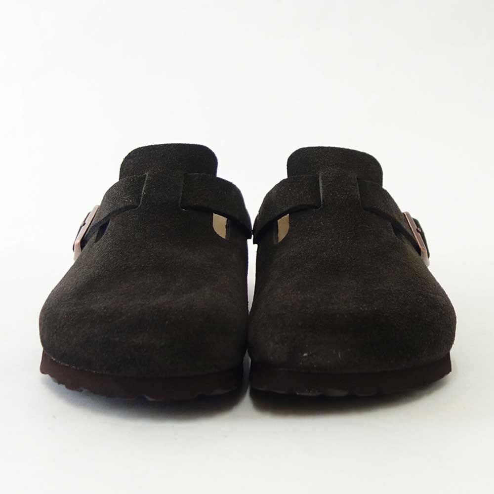 ビルケンシュトック BIRKENSTOCK Boston SFB(ボストン ソフトフットベッド)メンズ 幅広(レギュラーフィット) 660461(スエードレザー/モカ) サボ クロッグ ドイツ製快適サンダル 「靴」
