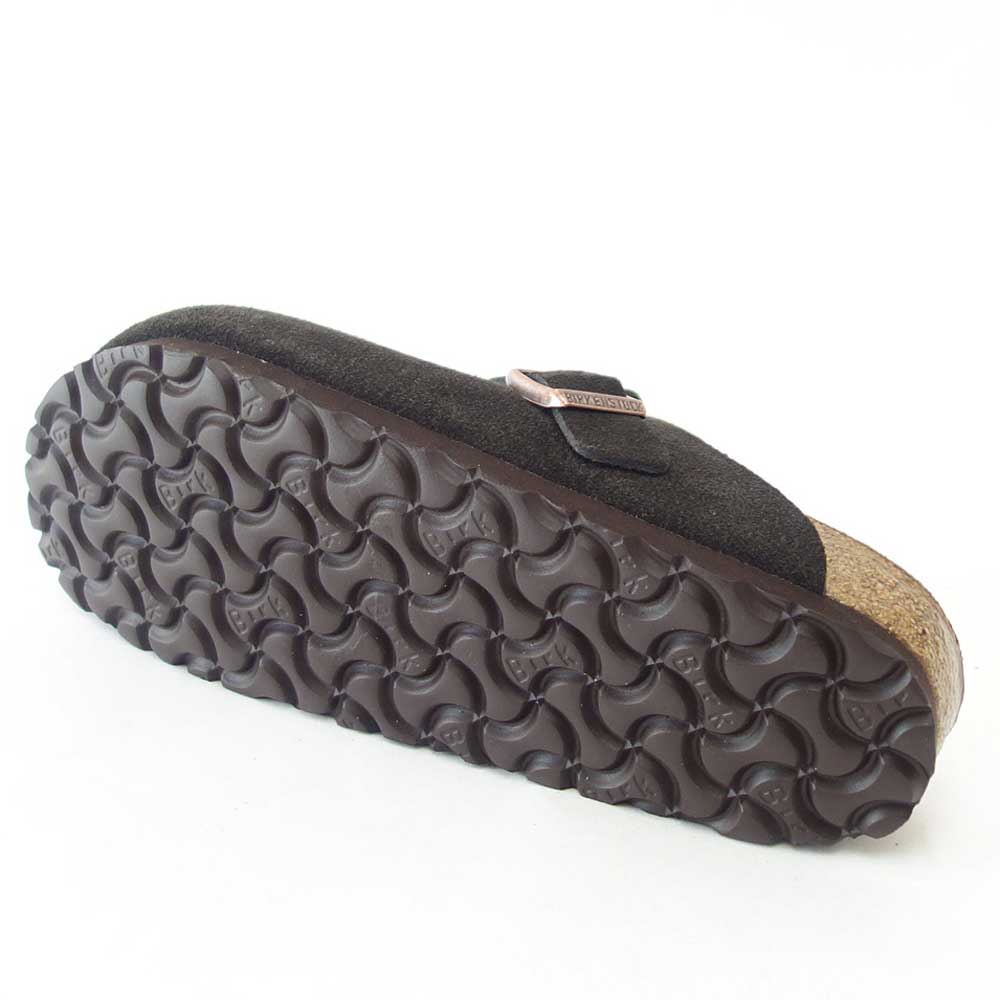 ビルケンシュトック BIRKENSTOCK Boston SFB(ボストン ソフトフットベッド)メンズ 幅広(レギュラーフィット) 660461(スエードレザー/モカ) サボ クロッグ ドイツ製快適サンダル 「靴」