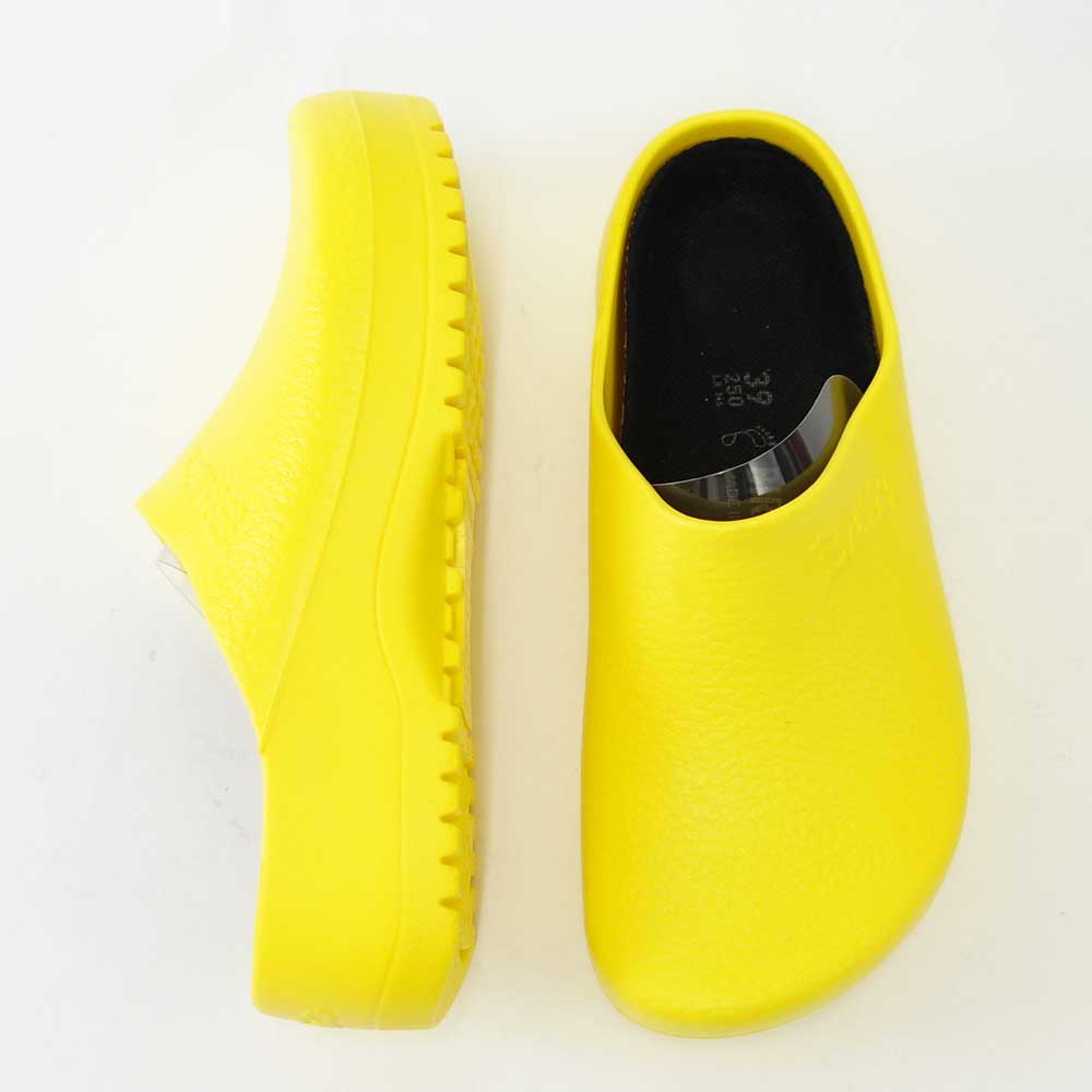 ビルケンシュトック BIRKENSTOCK スーパービルキ(ドイツ製) プロフェッショナル  SUPER BIRKI 68041 イエロー(ユニセックス)フットベッド サボ ドイツ製 快適クロッグ「正規品」 「靴」