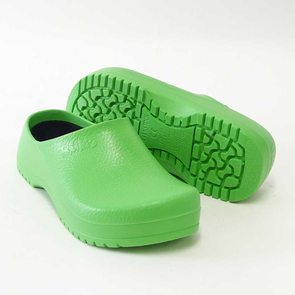 ビルケンシュトック BIRKENSTOCK スーパービルキ(ドイツ製) プロフェッショナル SUPER BIRKI 68081 アップルグリーン(ユニセックス)フットベッド サボ ドイツ製 快適クロッグ「正規品」 「靴」