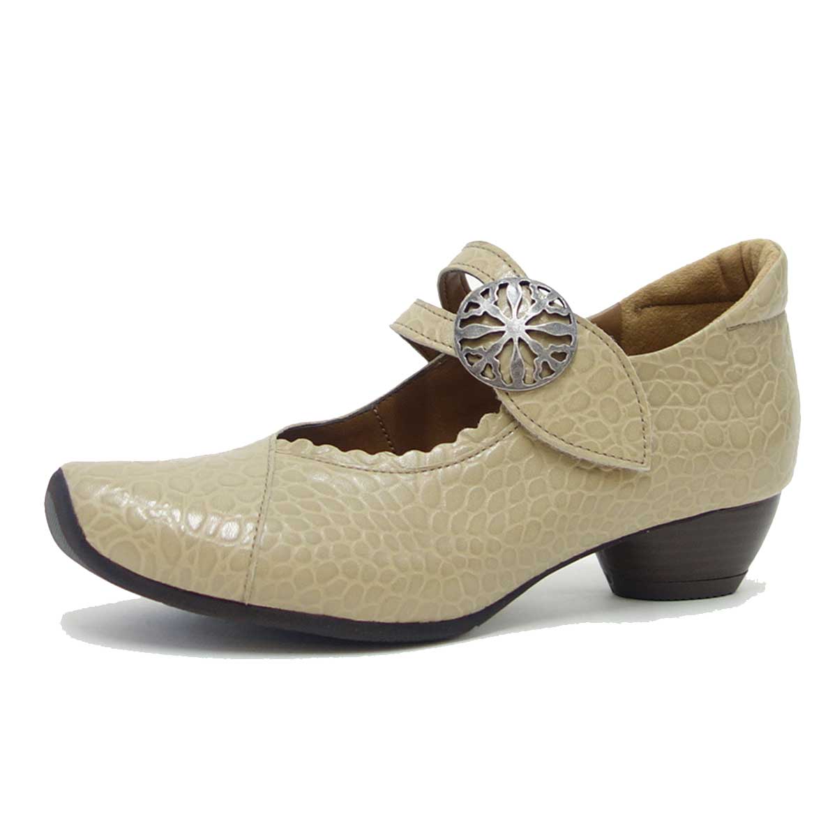 VIGEVANO ビジェバノ 7003 オーク(日本製) ゆったりEEEE ストラップパンプス 上質な天然皮革が優しく包み込みます 「靴」 母の日 おすすめ ギフト