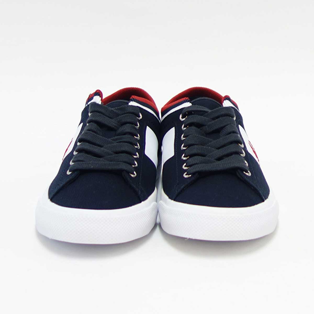 FRED PERRY フレッドペリー B7106(ユニセックス)Underspin Tipped Cuff Twill カラー:ネイビー/ホワイト(608A) 「靴」