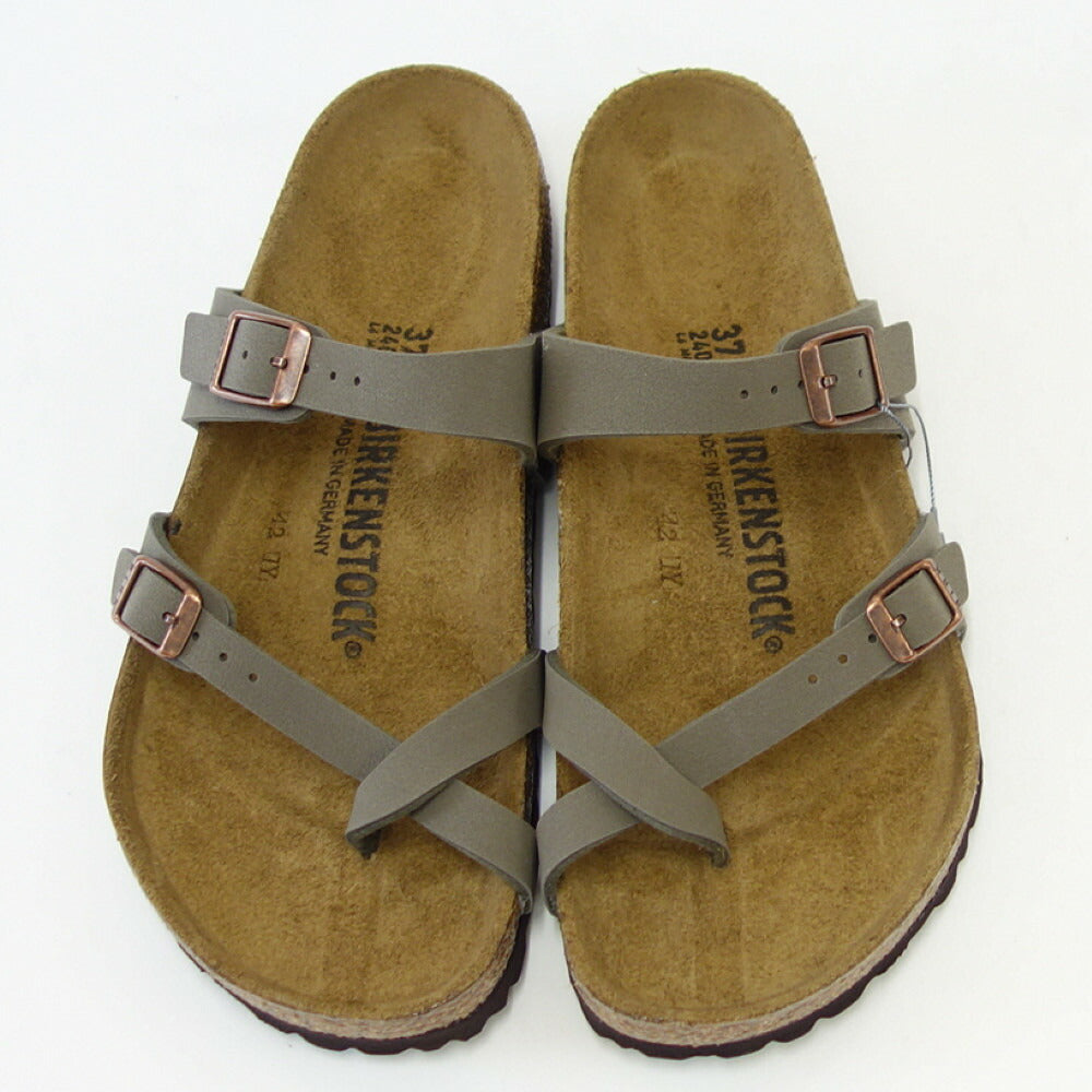 BIRKENSTOCK ビルケンシュトック MAYARI(マヤリ)Nubuck Stone 0071071 (レギュラーフィット 幅広) レディース サンダル ミュール クロッグ コンフォート ドイツ製「正規品」 「靴」
