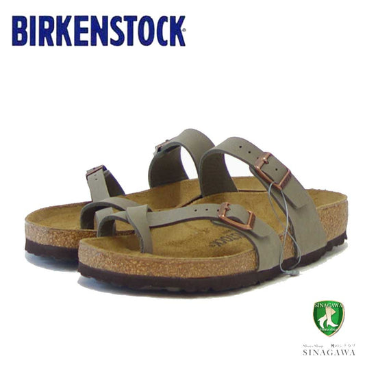 BIRKENSTOCK ビルケンシュトック MAYARI(マヤリ)Nubuck Stone 0071071 (レギュラーフィット 幅広) レディース サンダル ミュール クロッグ コンフォート ドイツ製「正規品」 「靴」
