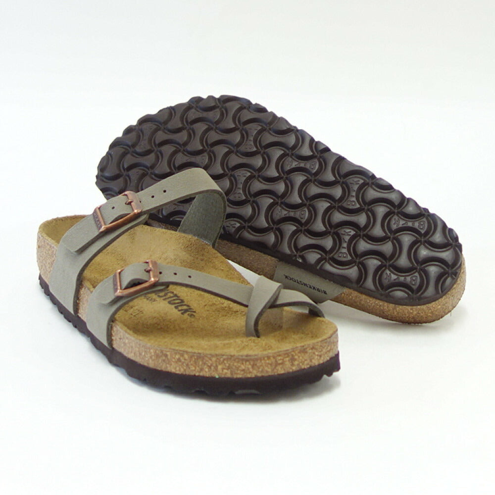 BIRKENSTOCK ビルケンシュトック MAYARI(マヤリ)Nubuck Stone 0071071 (レギュラーフィット 幅広) レディース サンダル ミュール クロッグ コンフォート ドイツ製「正規品」 「靴」