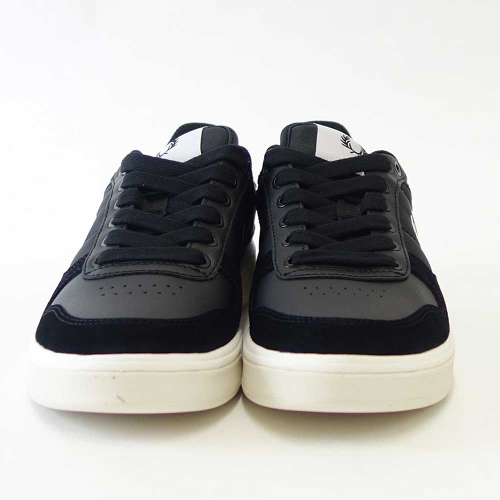 【SALE 40%OFF】 フレッドペリー FRED PERRY B7123 102(ユニセックス)B300 B300 Leather/Poly カラー:BLACK / WHITE テニスシューズ レザースニーカー「靴」