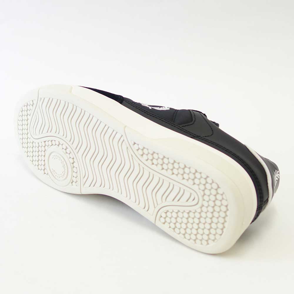 【SALE 40%OFF】 フレッドペリー FRED PERRY B7123 102(ユニセックス)B300 B300 Leather/Poly カラー:BLACK / WHITE テニスシューズ レザースニーカー「靴」