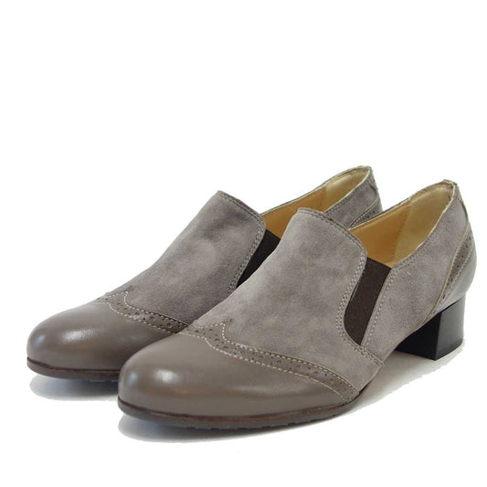 MissClair ミスクレア 7153 グレー(イタリア製)  スムーズに足に馴染むドレスコンフォートシューズ 「靴」