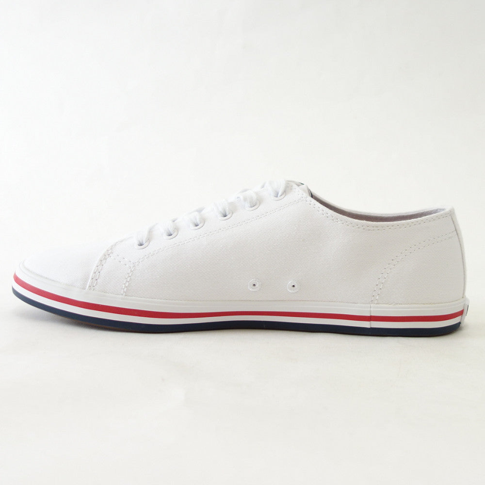 FRED PERRY フレッドペリー B7259(ユニセックス)KINGSTON TWILL  カラー:ホワイト(134)  コットンスニーカー  テニスシューズ「靴」