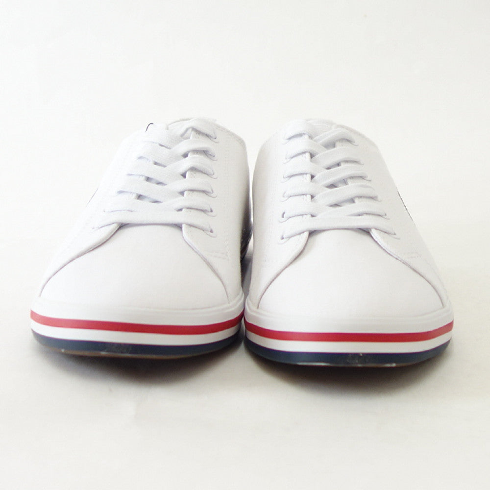 FRED PERRY フレッドペリー B7259(ユニセックス)KINGSTON TWILL  カラー:ホワイト(134)  コットンスニーカー  テニスシューズ「靴」