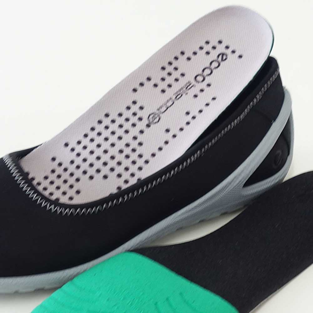エコーECCOBIOMLITEWOMEN'SSLIP-ONブラック80236302001(レディース)フラットシューズレザースニーカースリッポンウォーキングシューズ旅行「靴」
