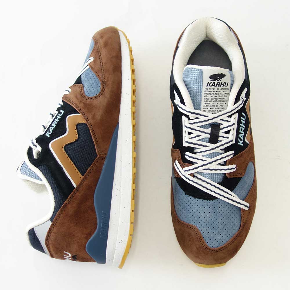 【SALE 30%OFF】 カルフ KARHU 802671 シンクロンクラシック カラー:アステカ / ブラウンシュガー(ユニセックス) レザースニーカー ウォーキング エアークッション 「靴」