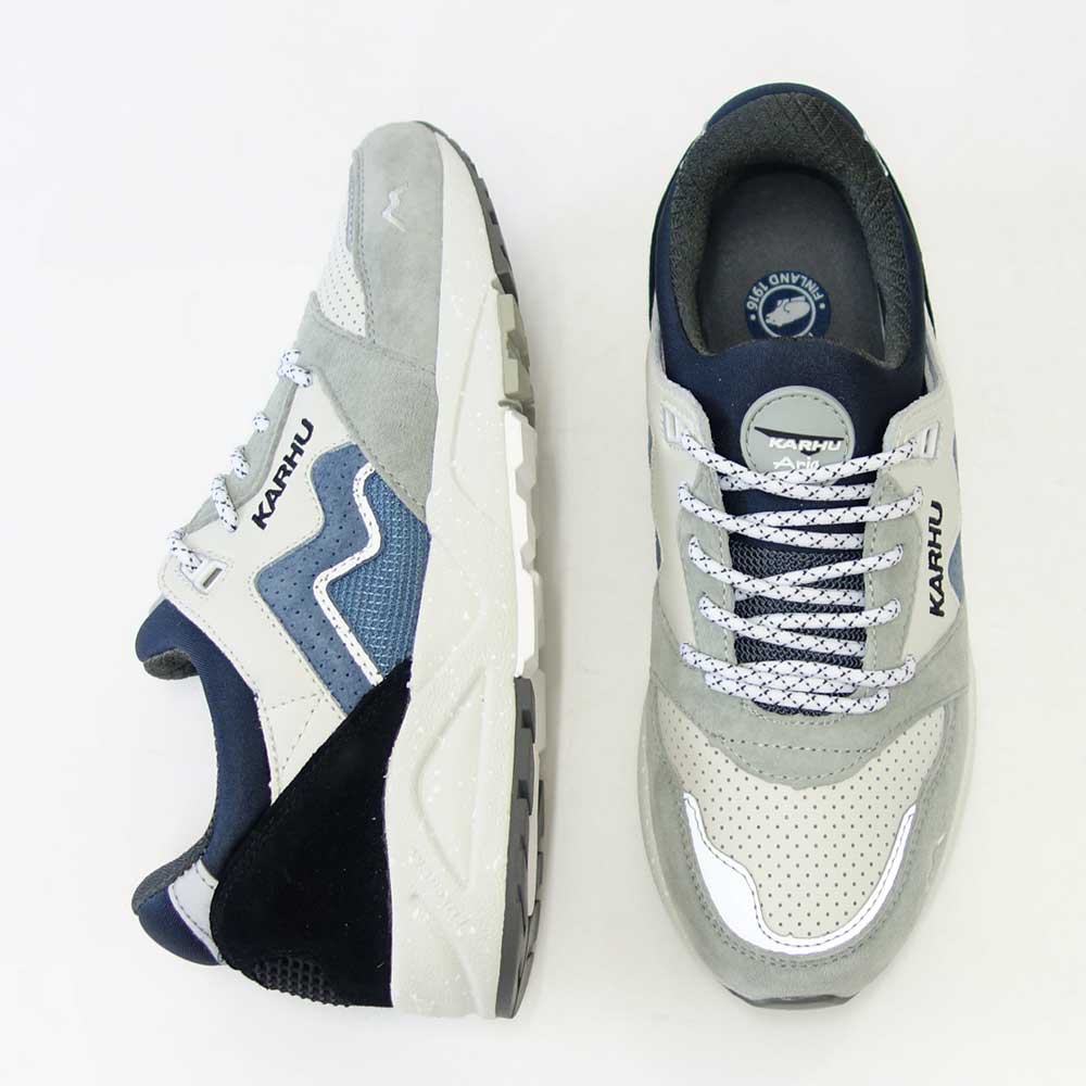 【SALE 30%OFF】 カルフ KARHU 803092 ARIA 95(アリア) カラー:Pigeon / China Blue (ユニセックス) レザースニーカー レディース ウォーキング 「靴」