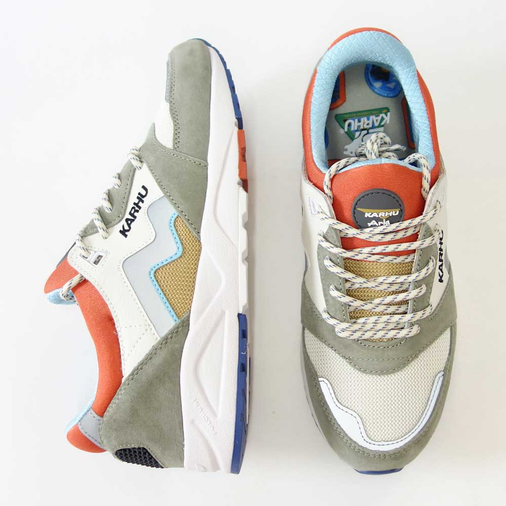 【SALE 20%OFF】 カルフ KARHU 803095 ARIA 95(アリア) カラー:Abbey Stone / Silver (ユニセックス) レザースニーカー レディース ウォーキング 「靴」